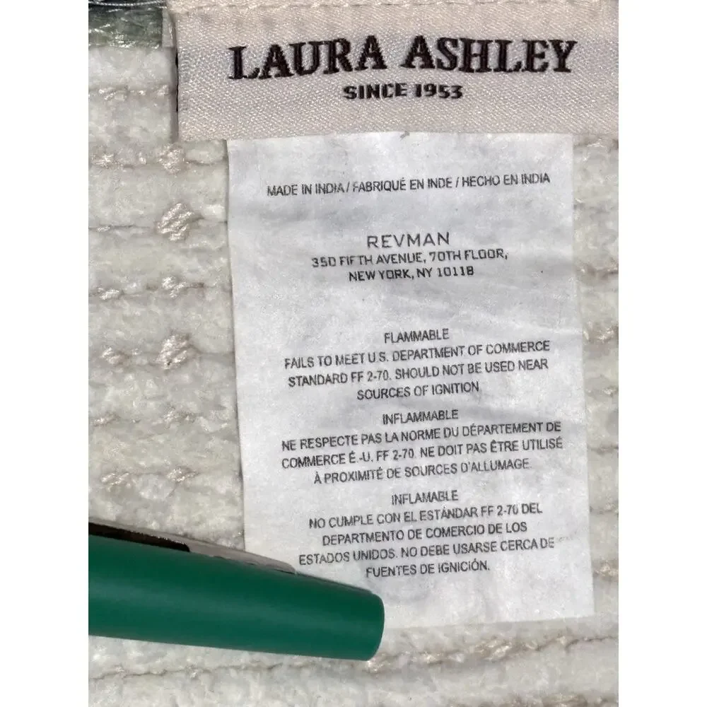 Laura Ashley Bramble Berry Bath Mat Rugs Set Green 2 Pcs 20